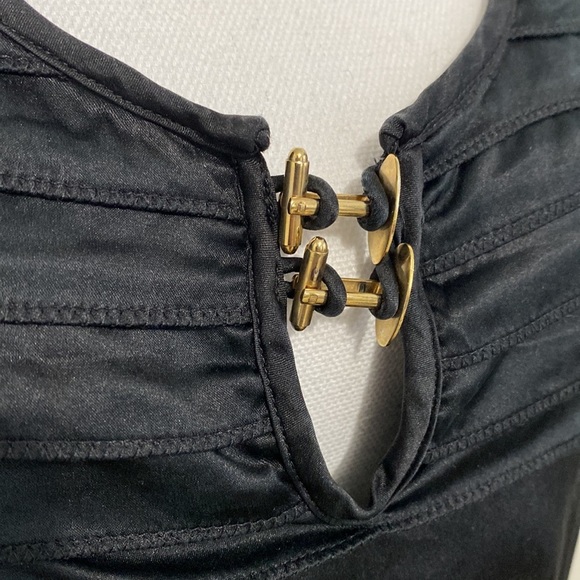 Bruuns Bazaar Silk Dress Black Color Size L - Picture 2 of 11